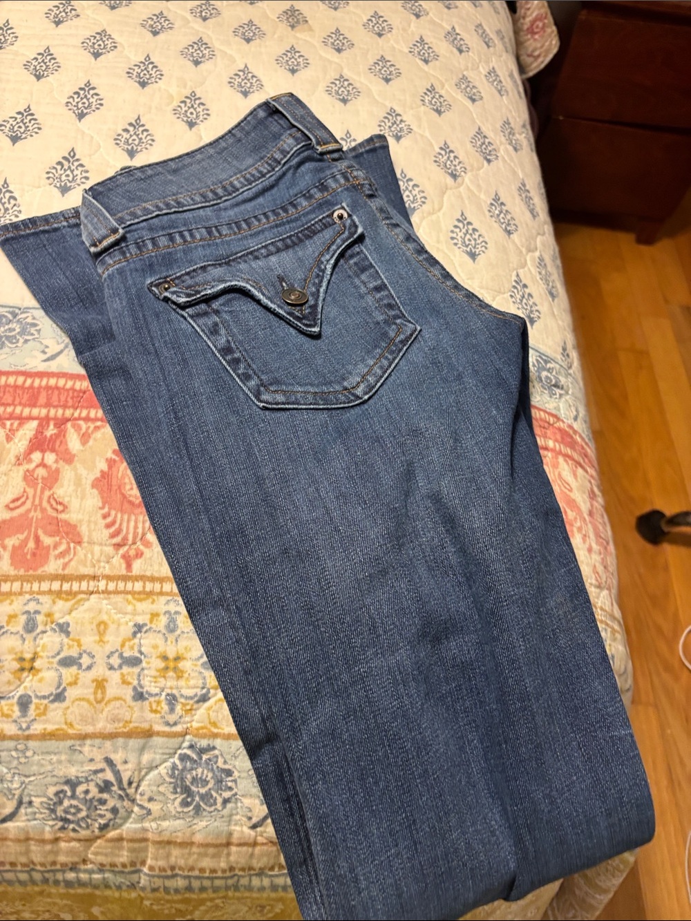 Hudson Jeans Dark Blue Flare Jeans - Picture 7 of 7